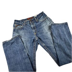 Ariat M4 FR Jean Men 36x36 Low Rise Bootcut Workwear Denim Fire Resistant Cowboy